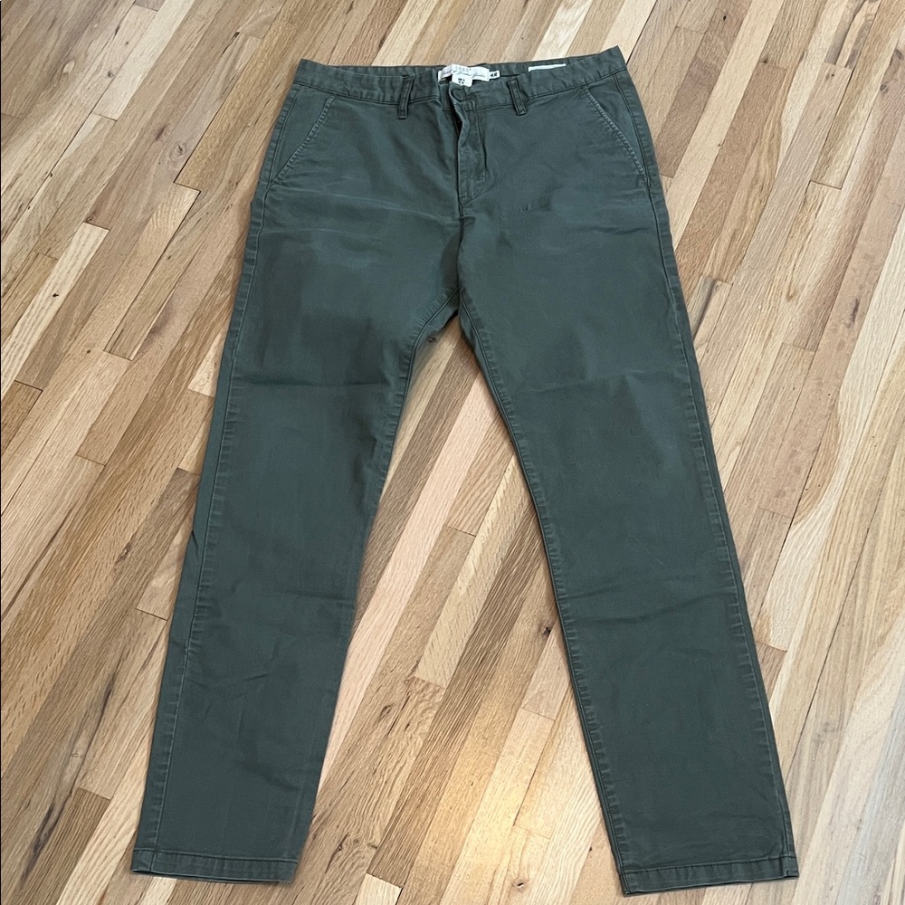 Men's Olive Green Chino Pants